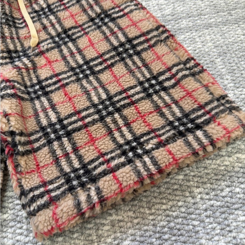 Burberry Tan and Black Plaid Men's Shorts - Picture 3 of 6